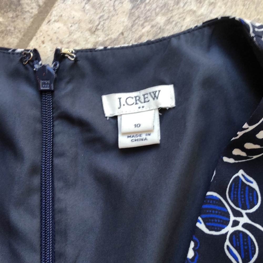 NWOT J. Crew Lined Wrap Dress - Picture 4 of 5